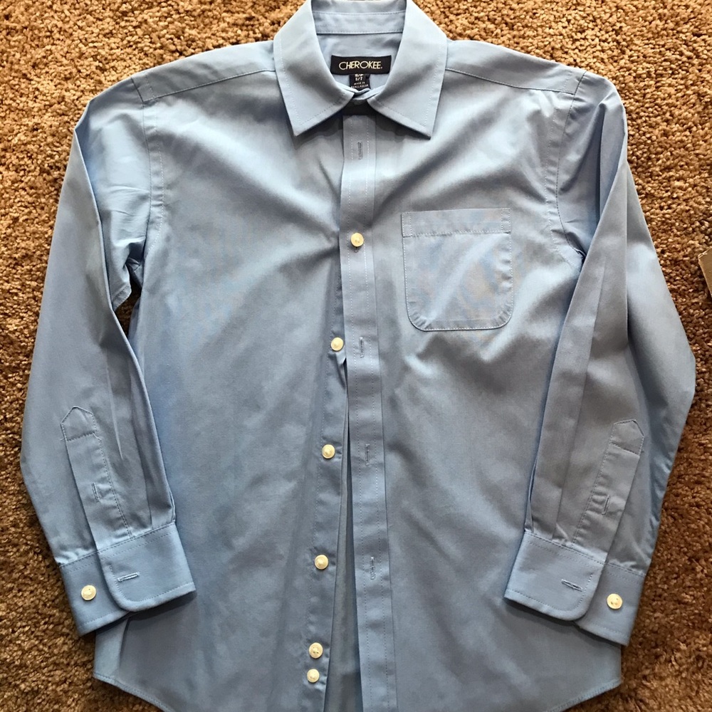 2 Boys Dress Shirts